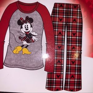 Minnie Mouse Pajama Set NWT